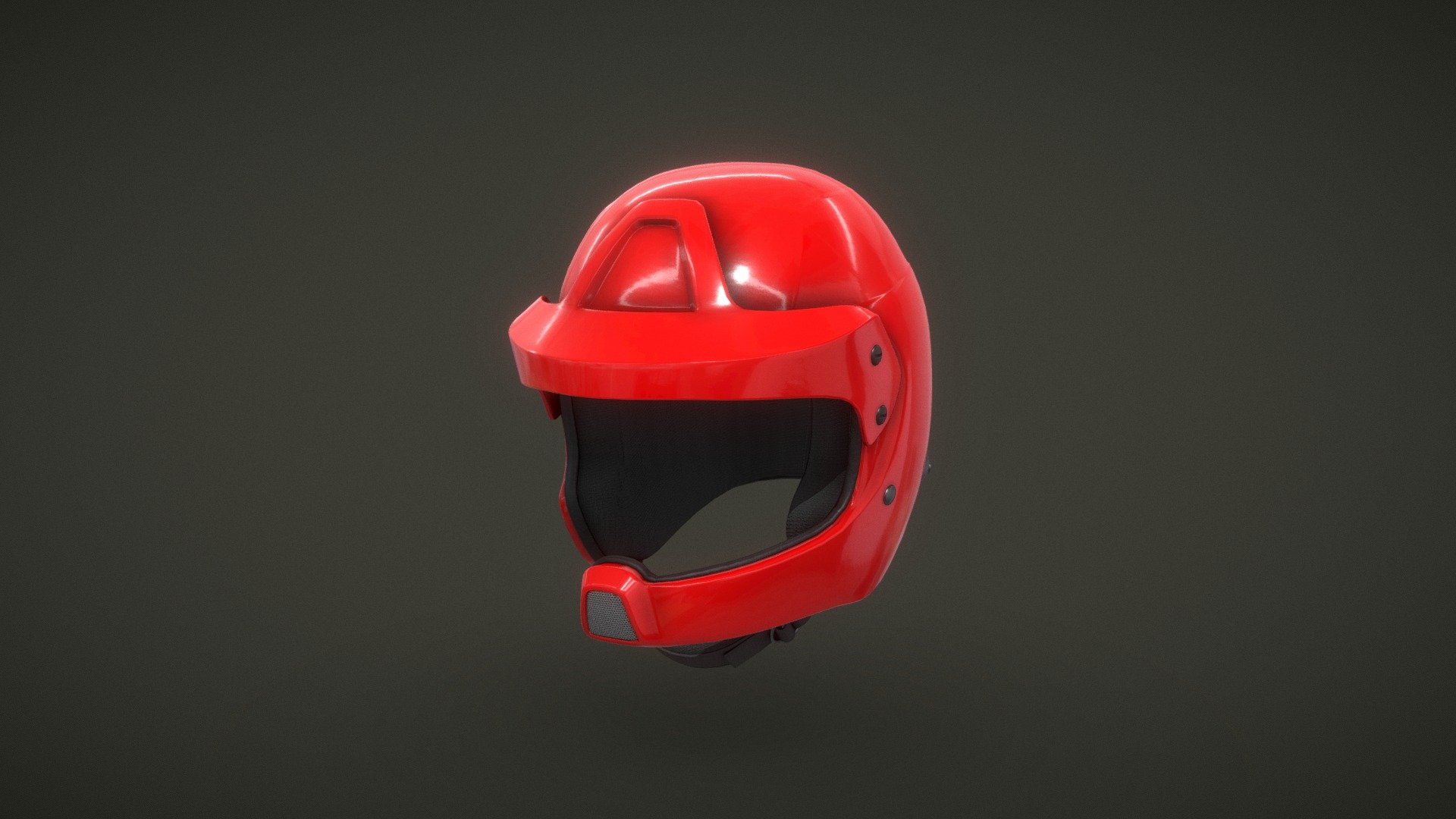 Generic Rally Helmet 3d model