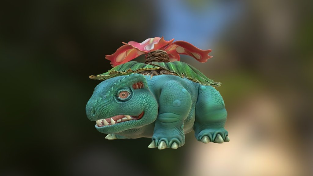 Venusaur Fan Sculpt 3d model