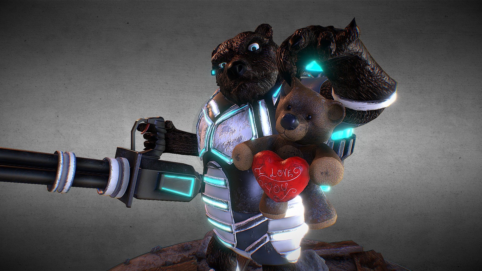 Bear_Warrior 3d model