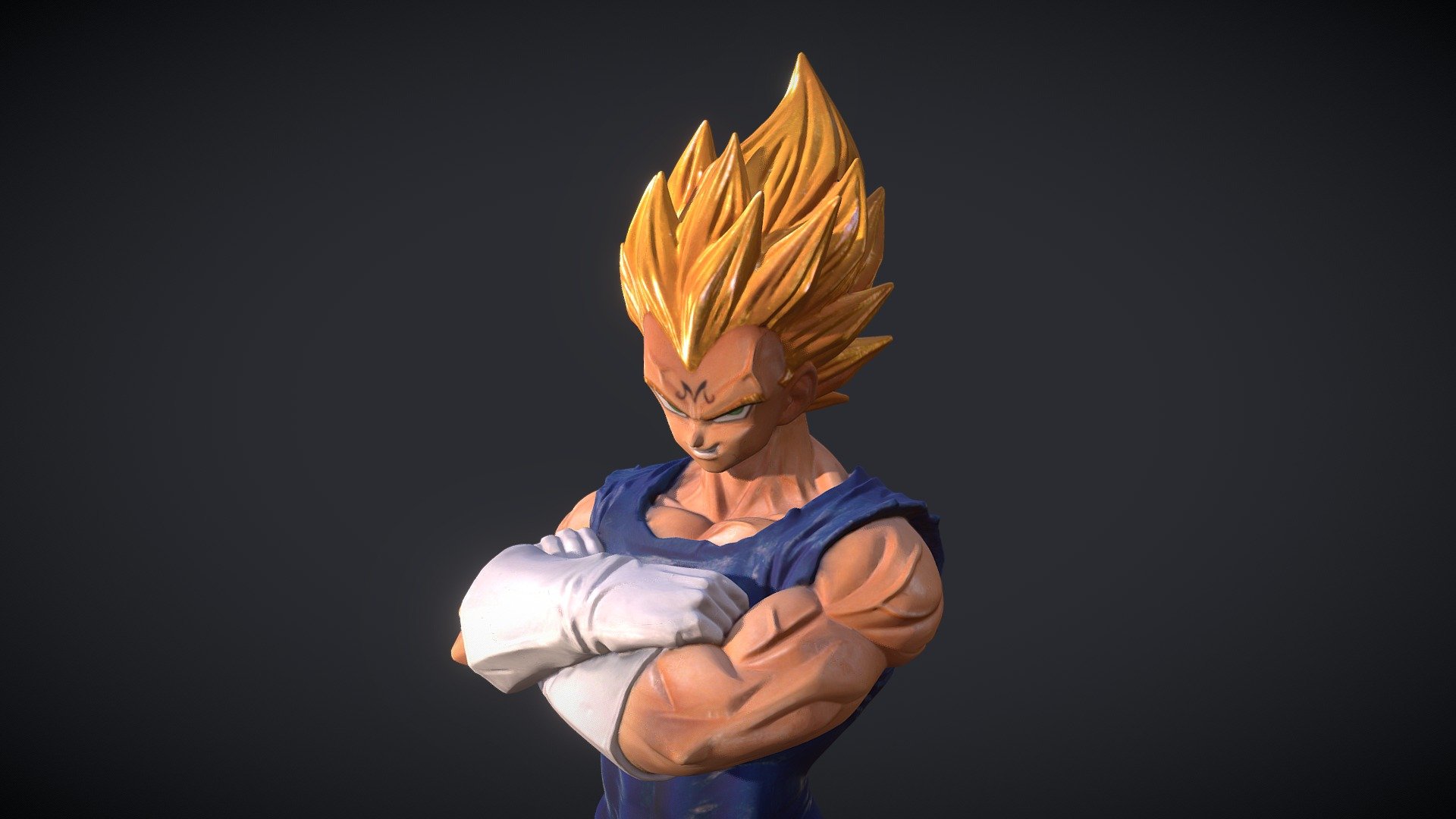 Majin Vegeta 3d model