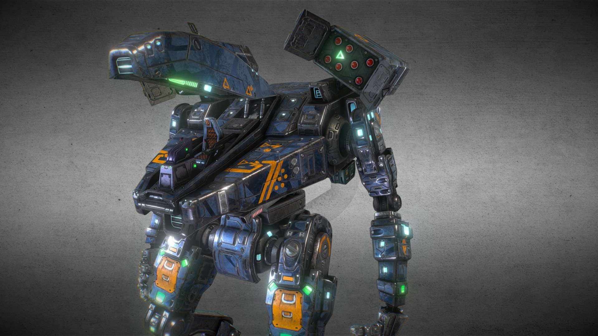 Original Mech Design 3d model