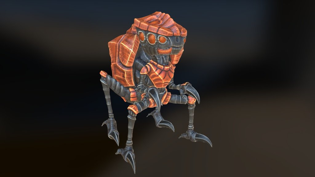 Insectohumainoid 3d model