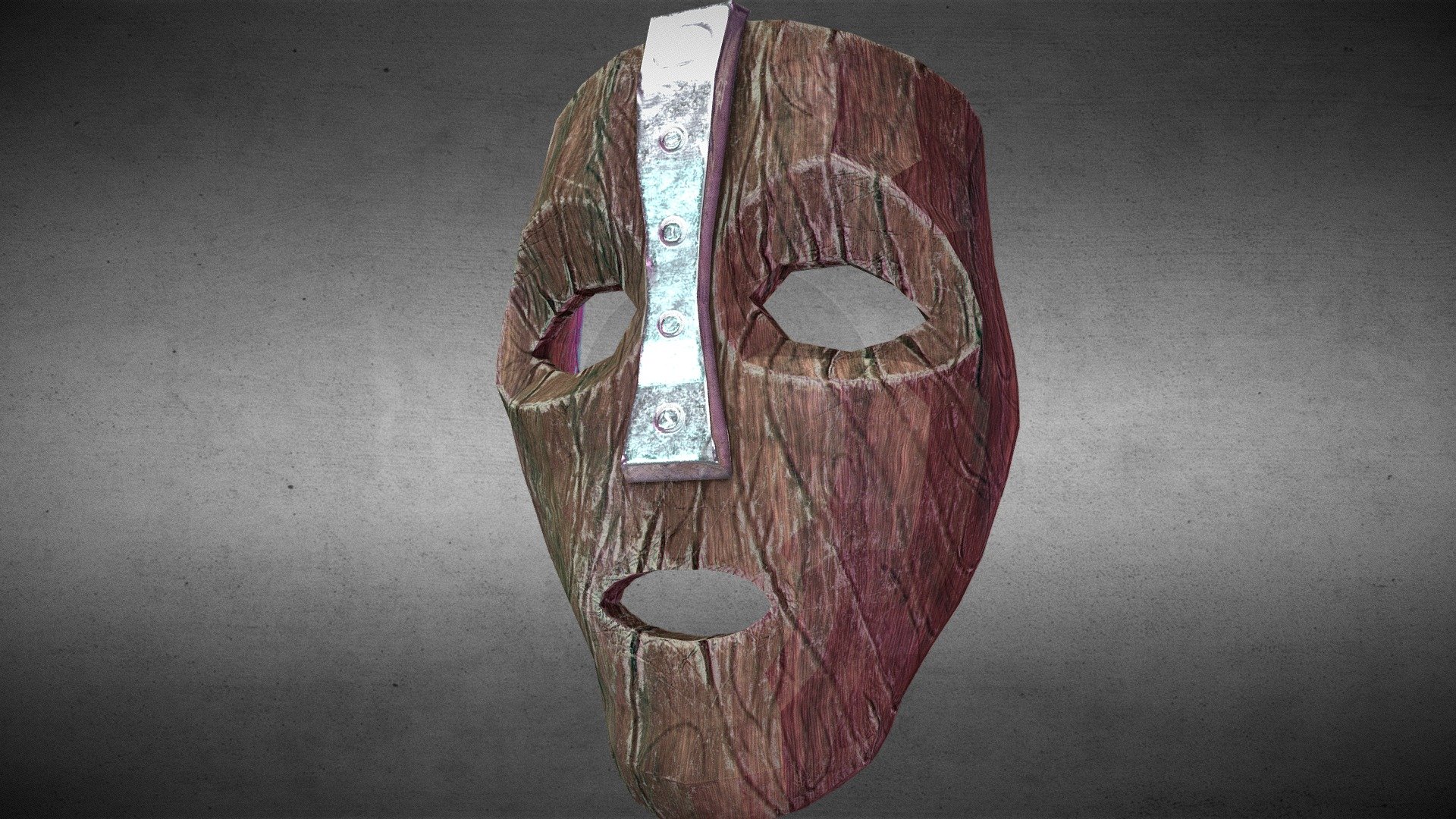 The Wooden Mask 3d model