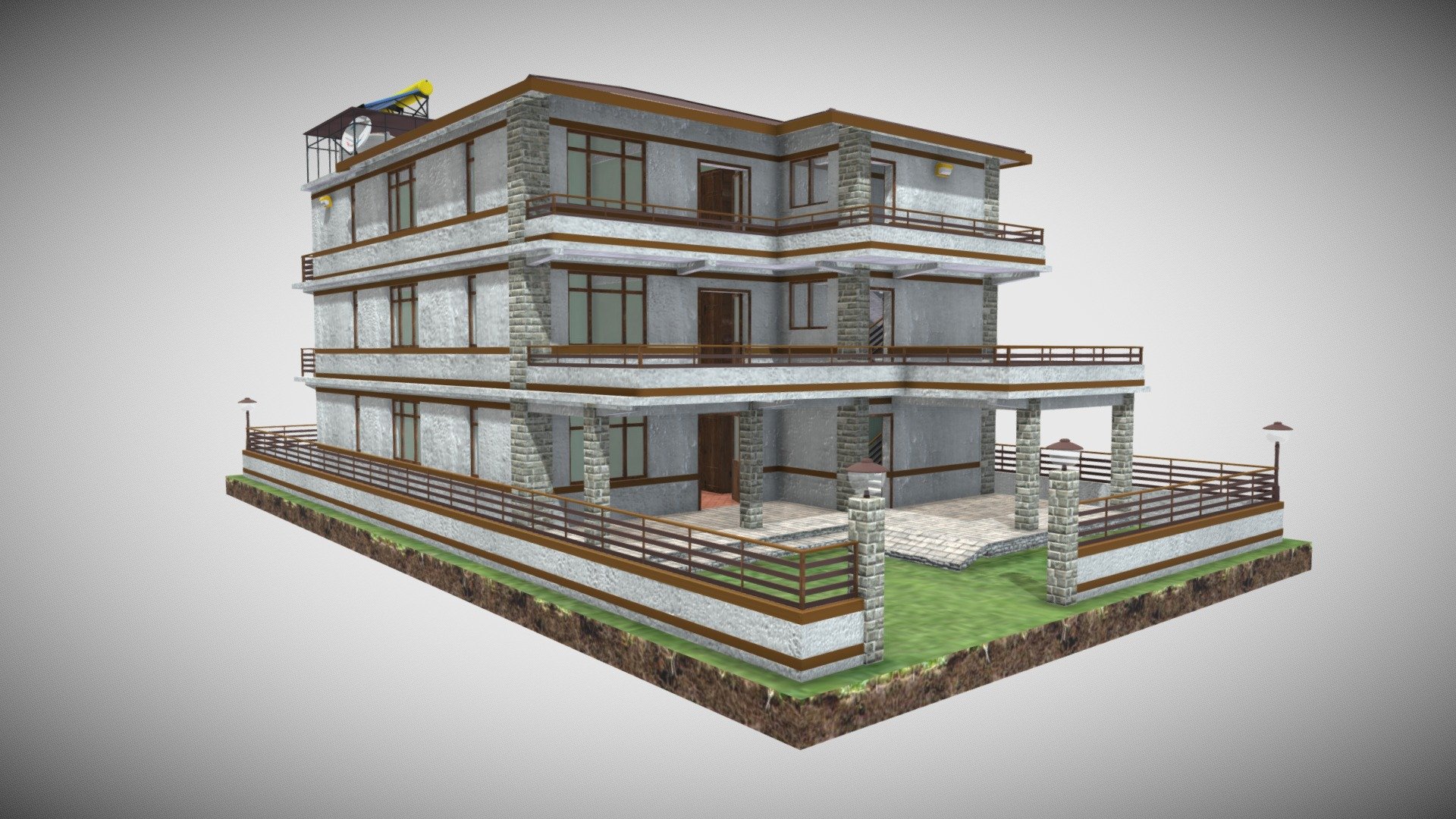 Residence 3d model