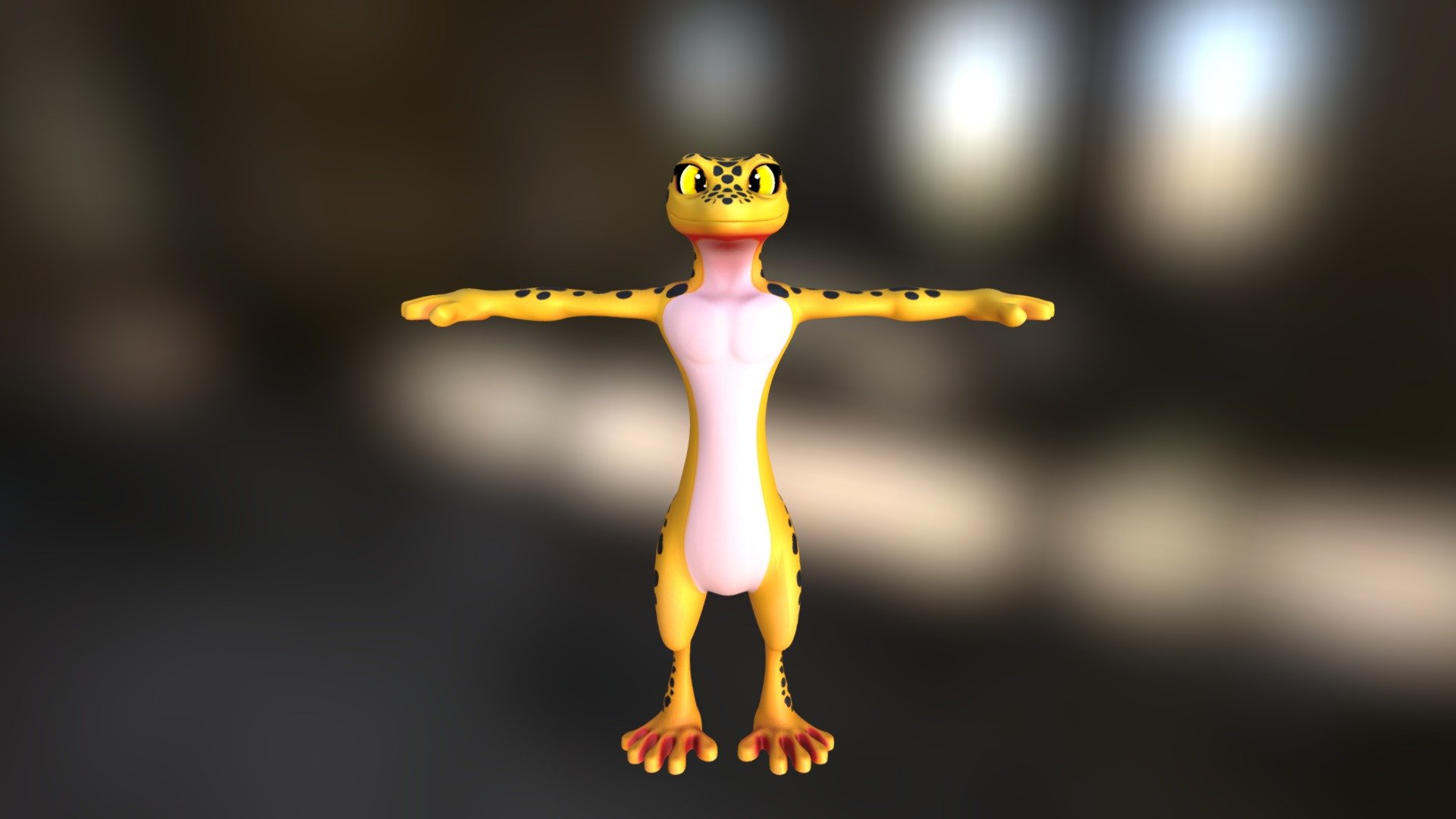 Gecko 3d model