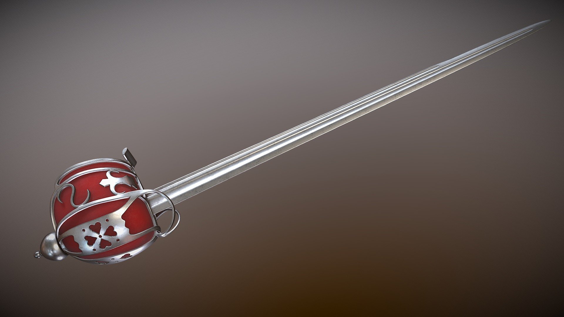 Scottish broadsword 3d model