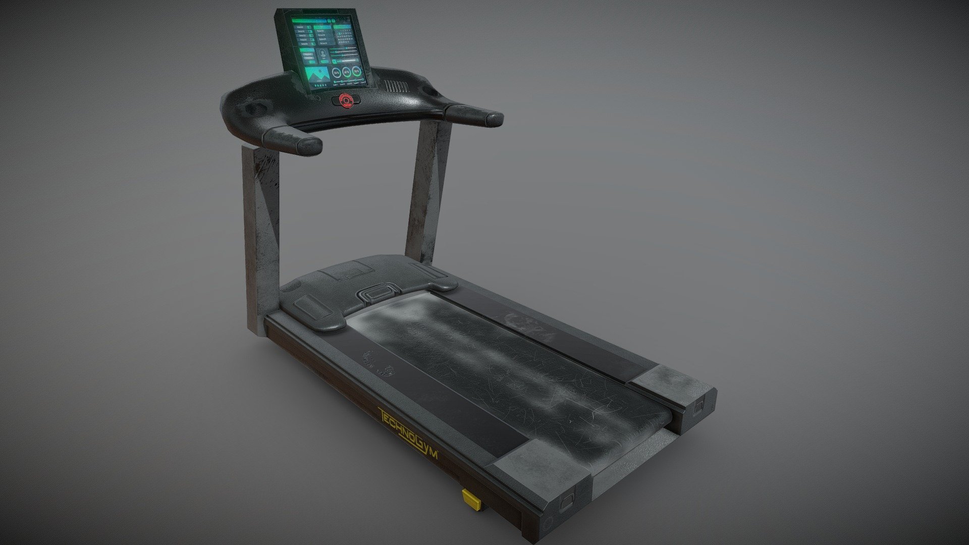 Treadmill Machine 3d model