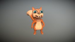 Animated Squirrel Model