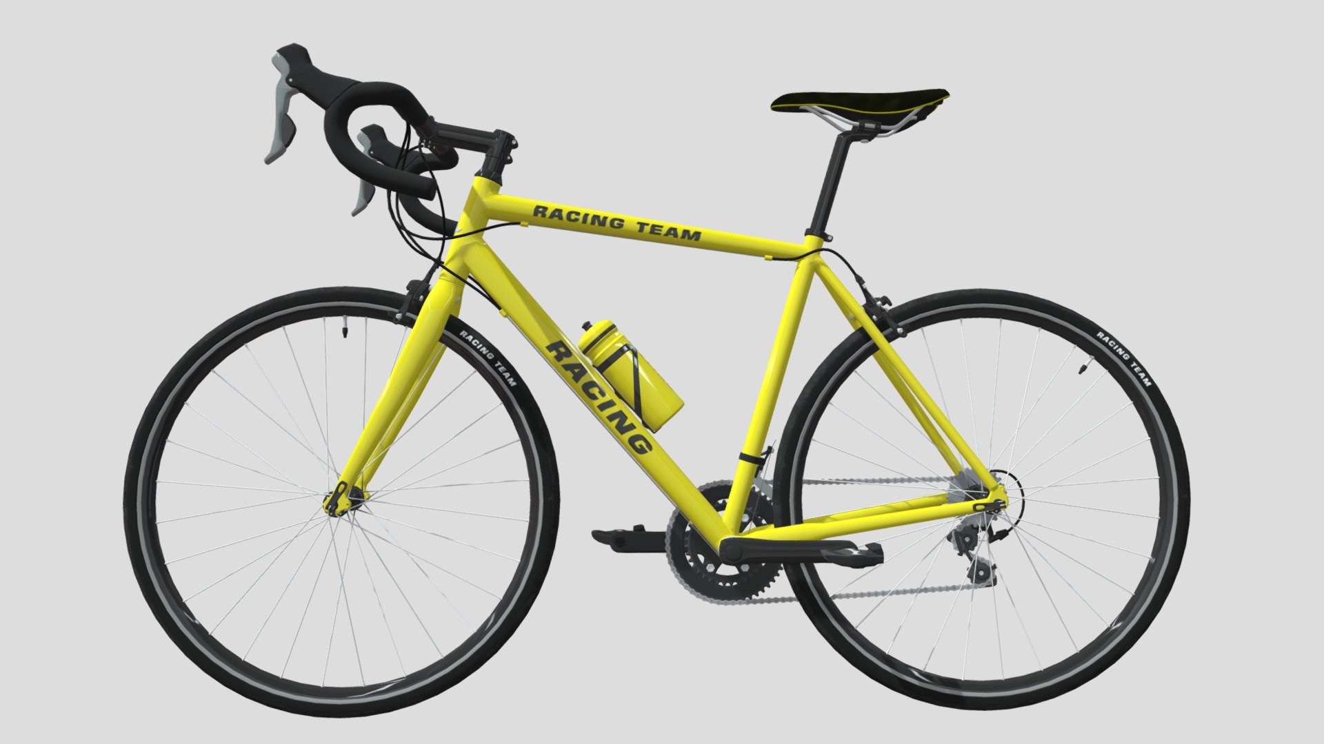 Racing Bicycle 3d model