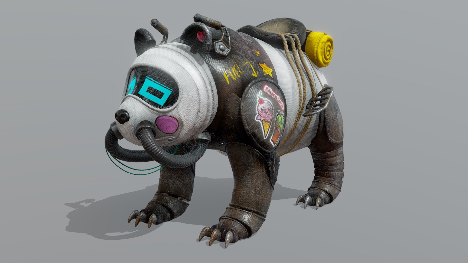 Panda Idle 3d model