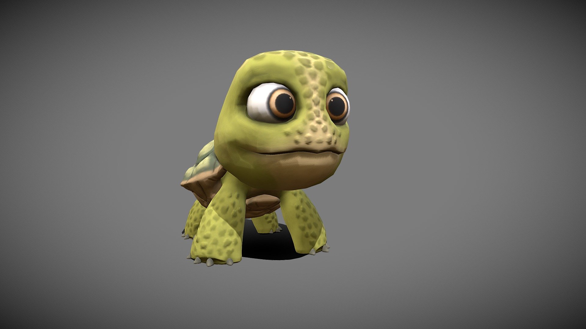 Cartoon Turtle 3d model