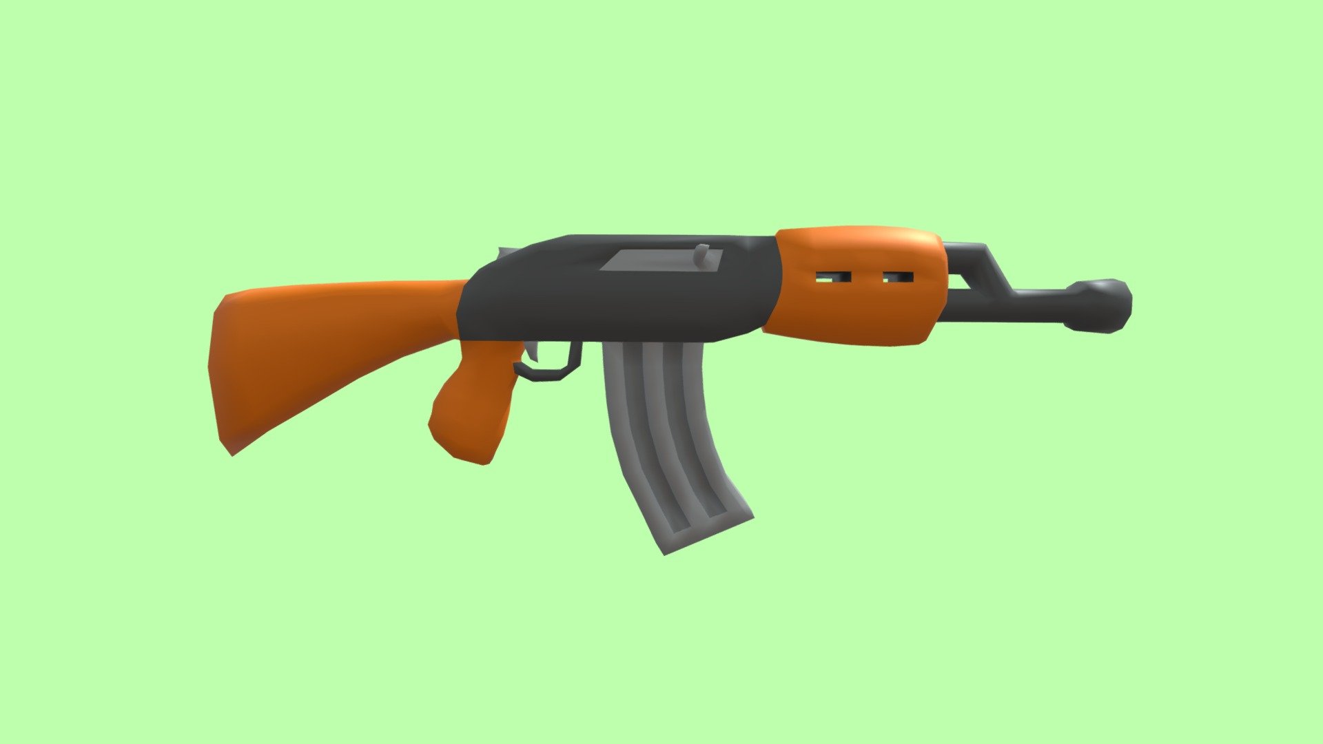 AK47 (Stylized) 3d model