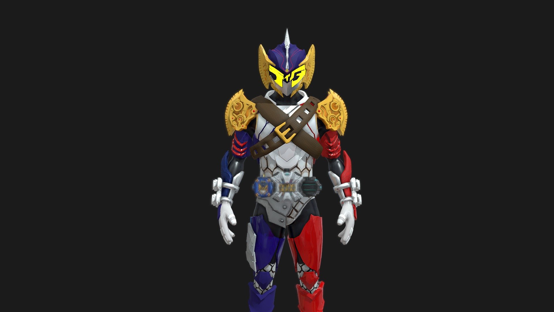 Kamen Rider Zamonas 3d model