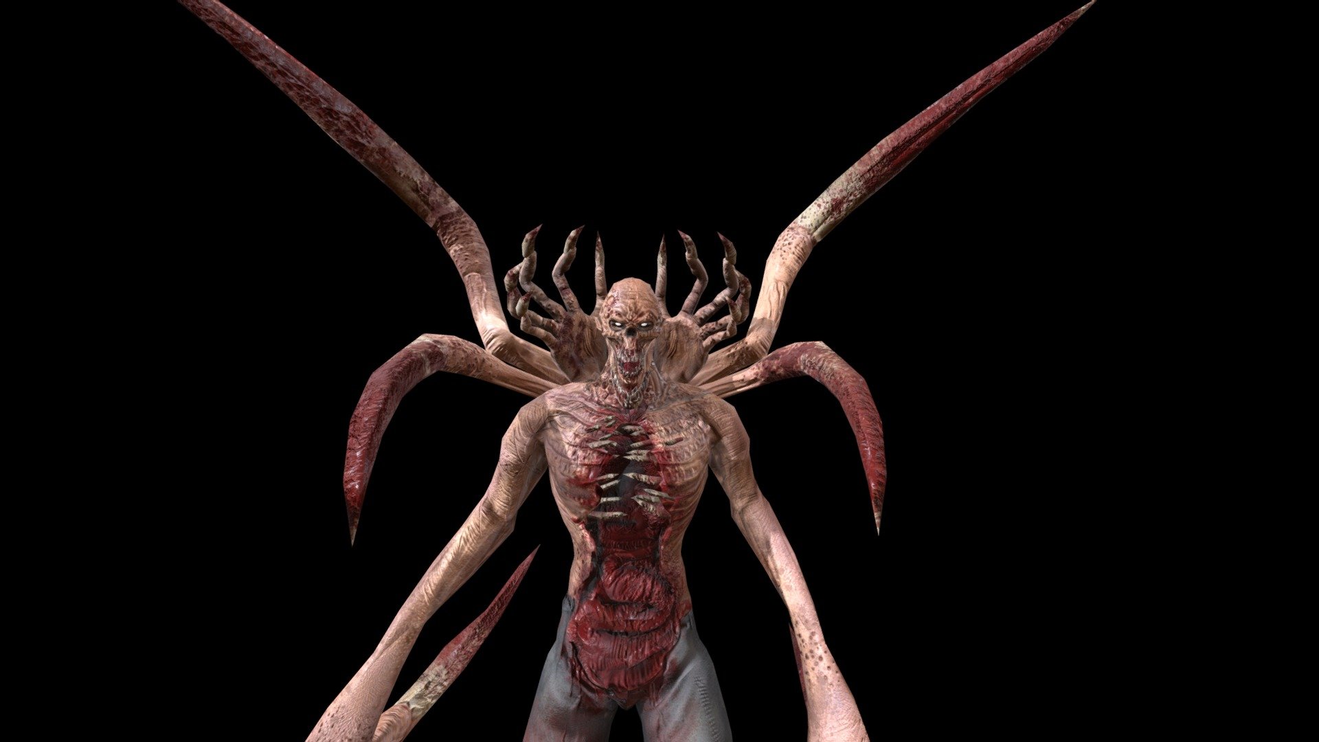 Mutant monster 3d model