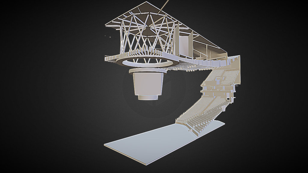 Oracle Arena 3d model