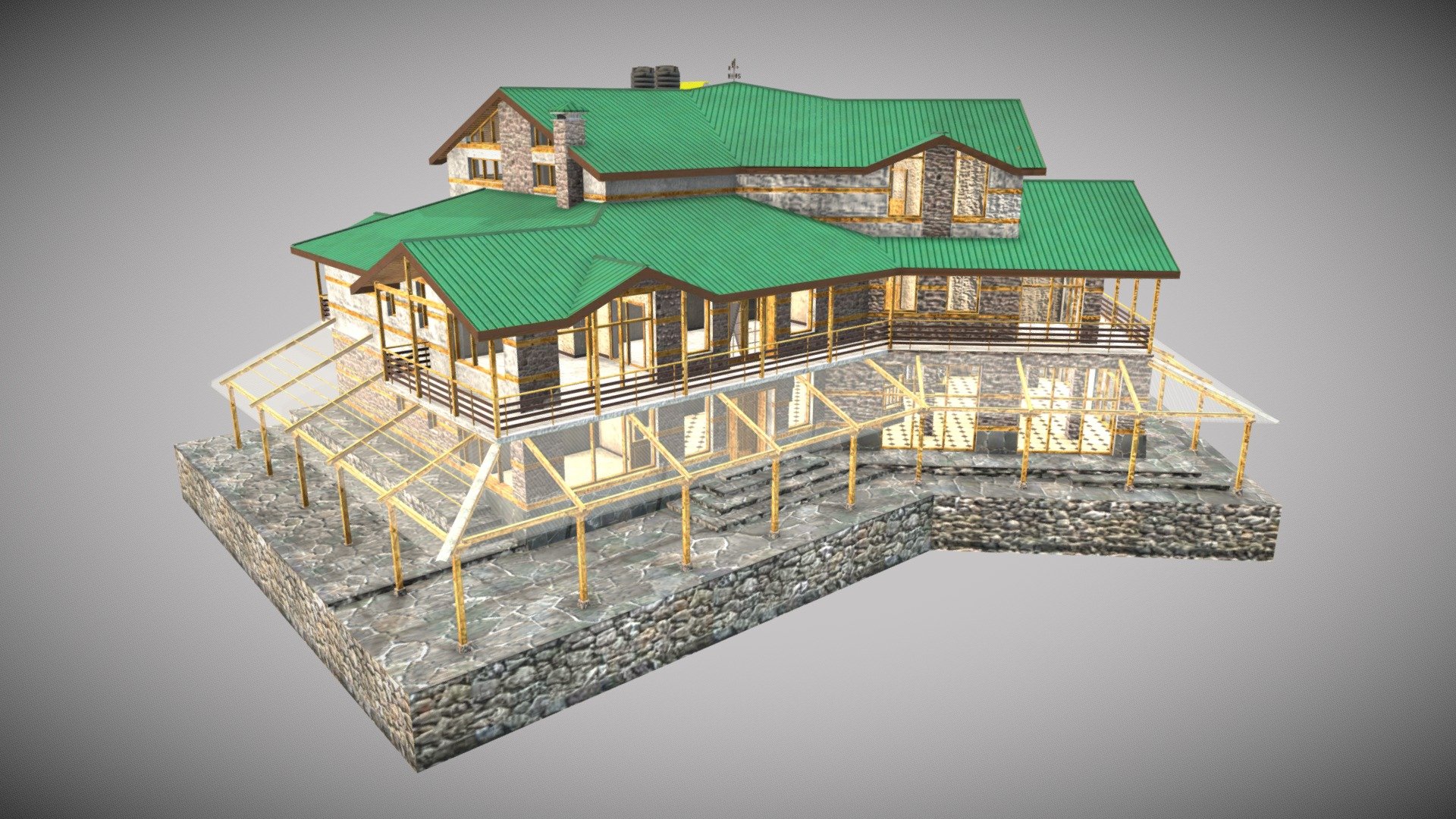 Building 3d model