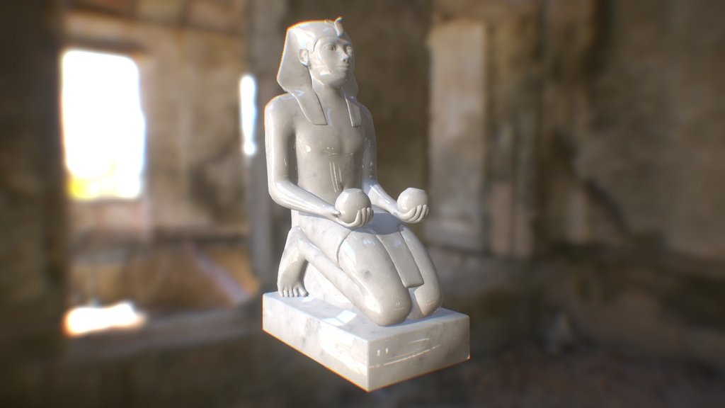 Egypt Statue #1 3d model