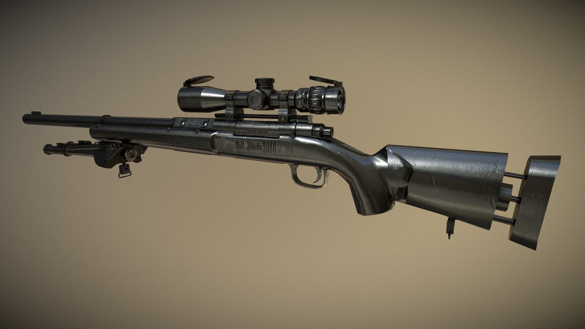 M24 Sniper Rifle 3d model