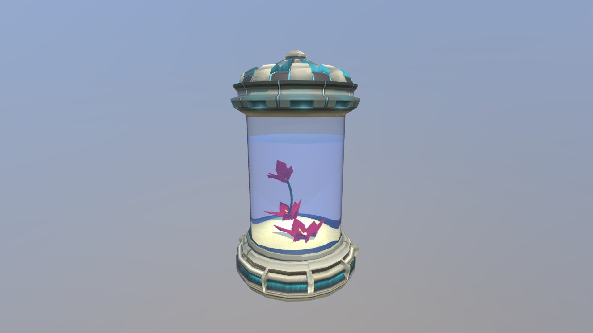 3D Project: Aquarium tube 3d model