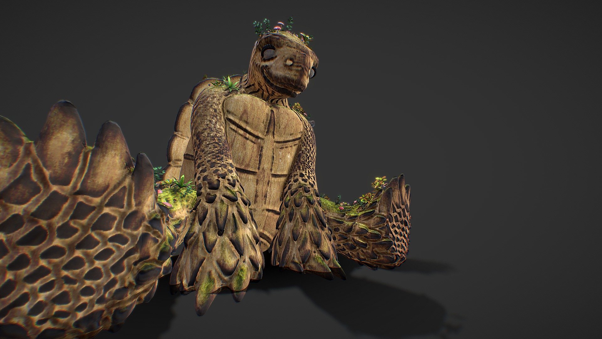 Giant Golem Turtle 3d model