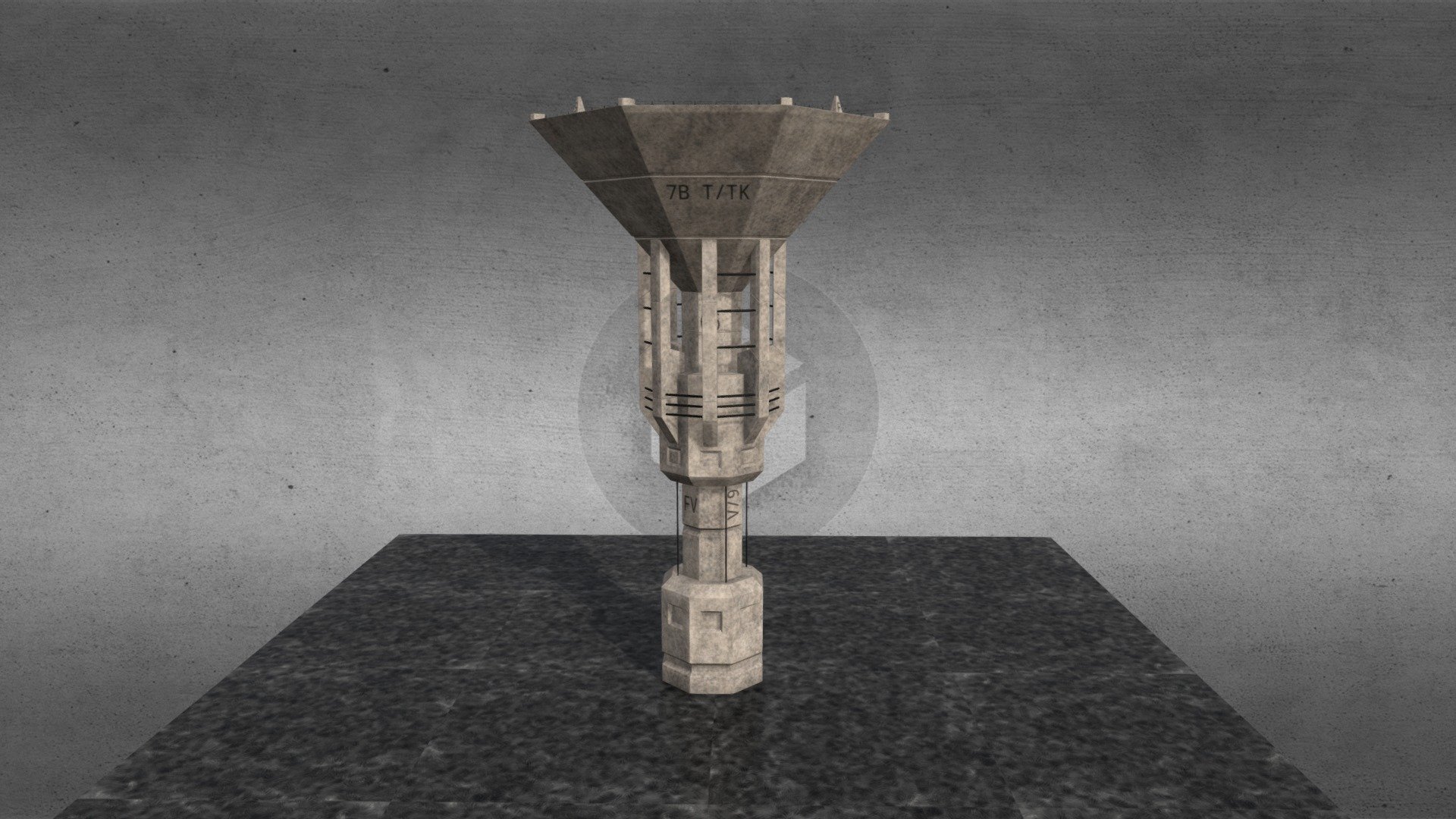 Comms Tower 3d model