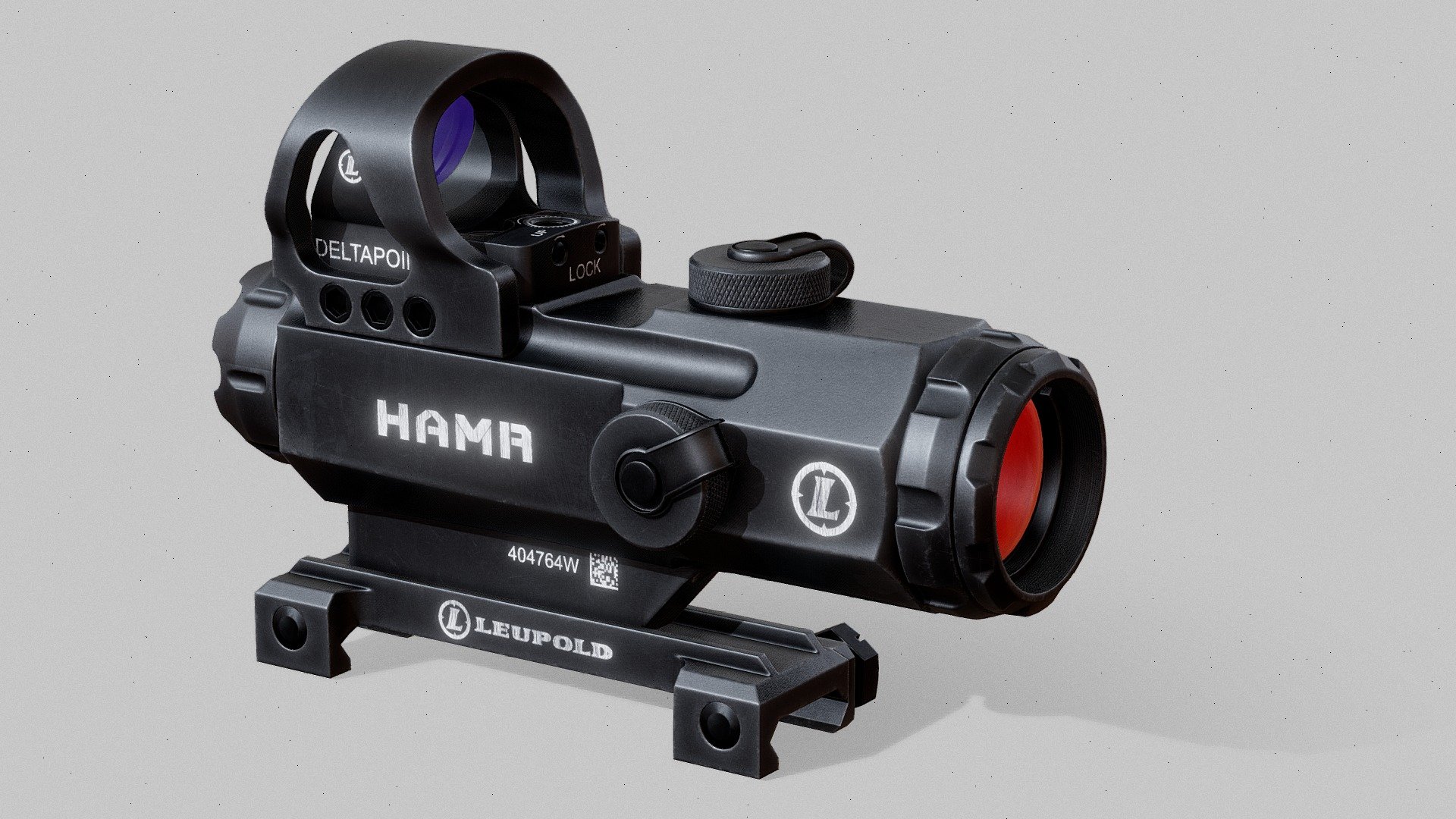 Leupold Mark 4 HAMR Scope 3d model