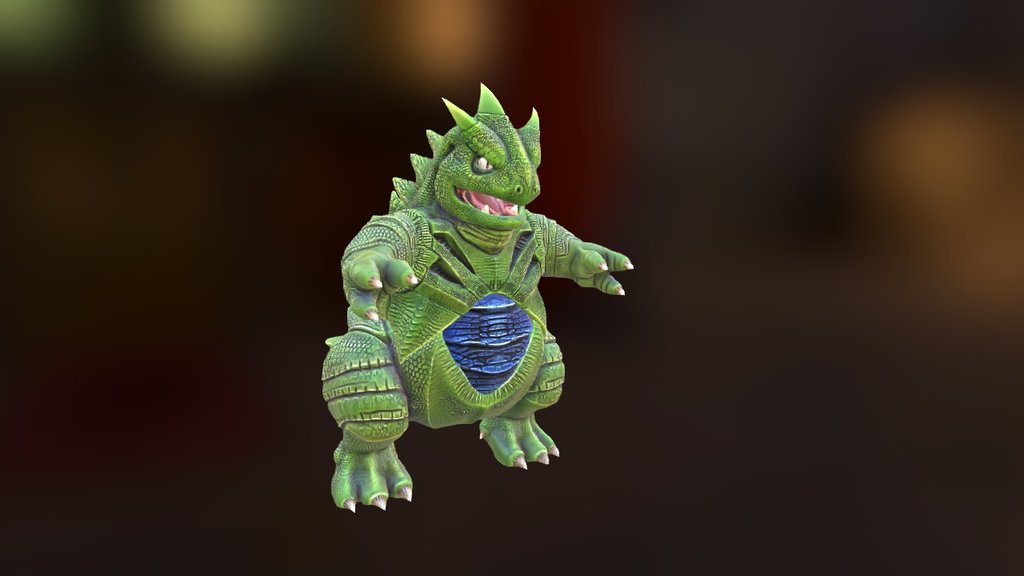 Tyranitar Fan Sculpt 3d model