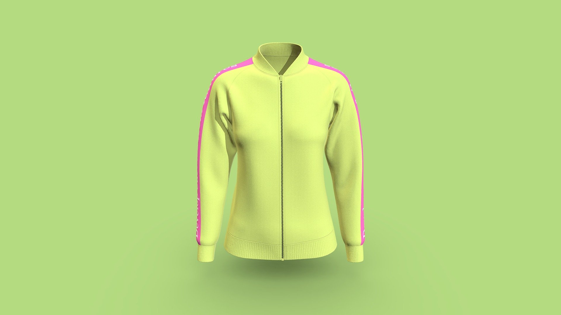 Raglan Fashion Casual Slim Jacket Motive 3d model