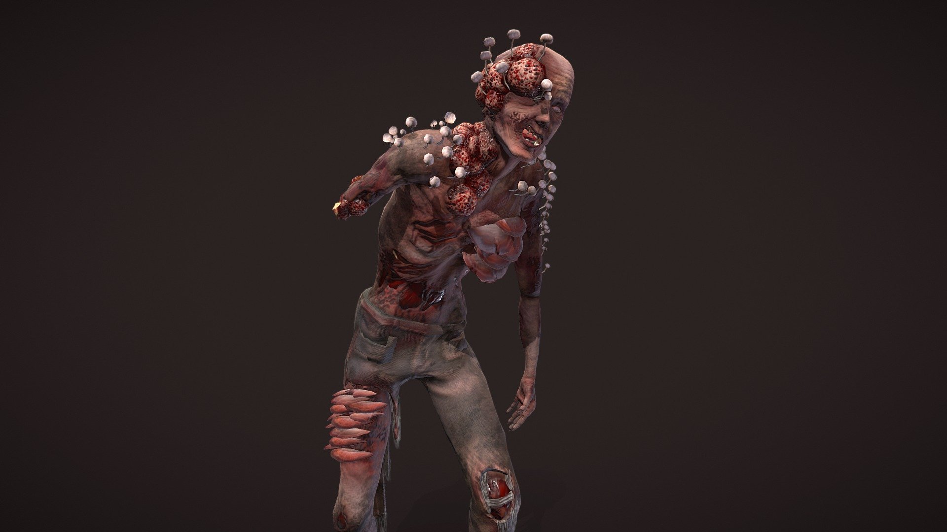 Infected Character 3d model