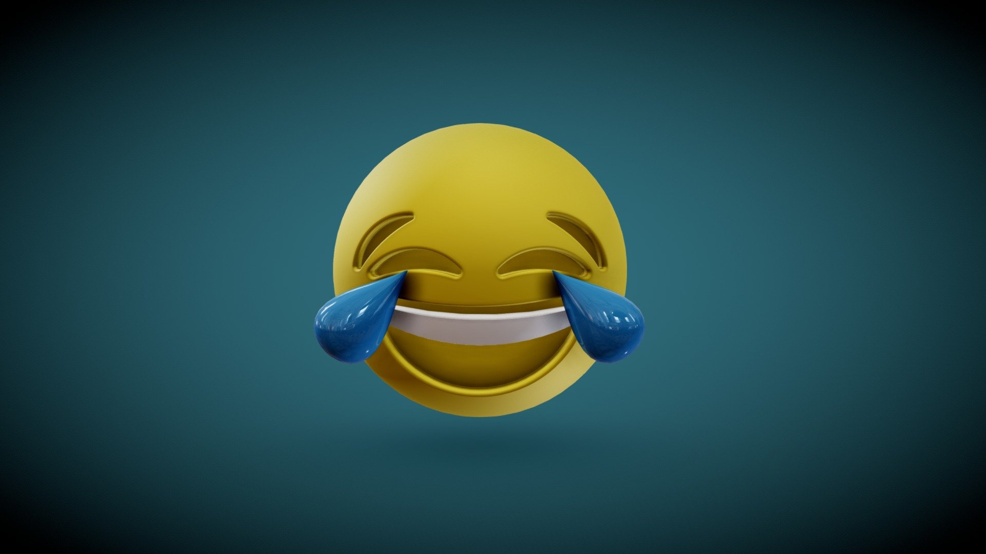 Emoji_laugh 3d model