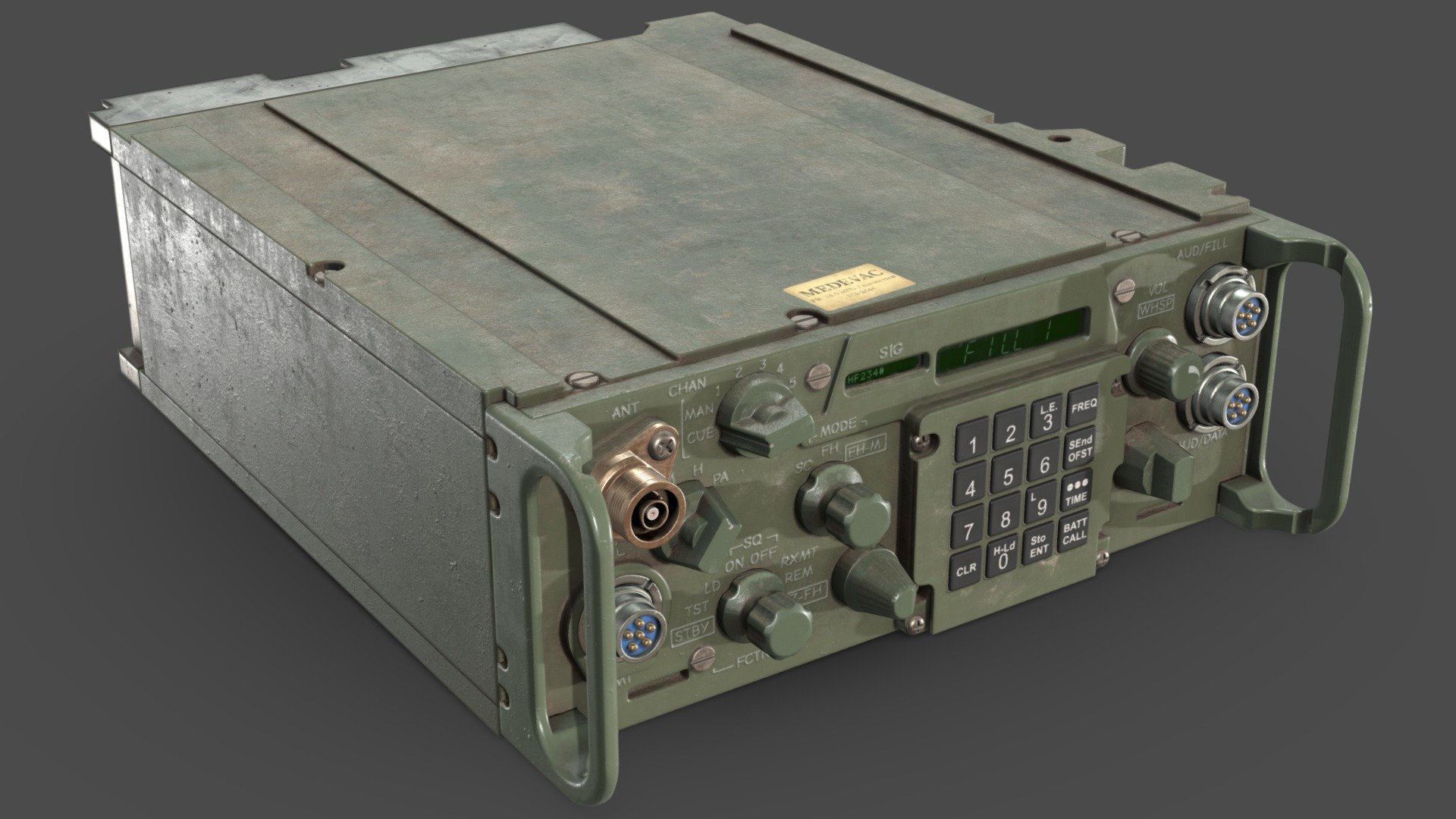 Radio 3d model