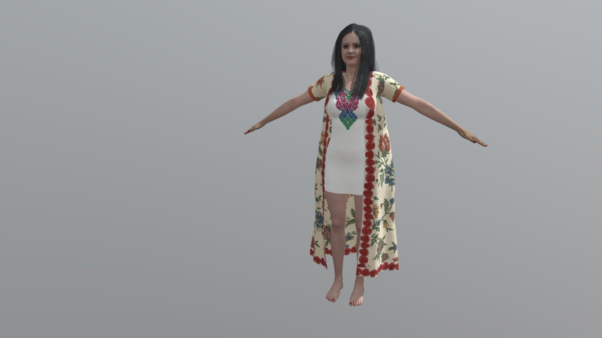 Dola CC FBX 3d model