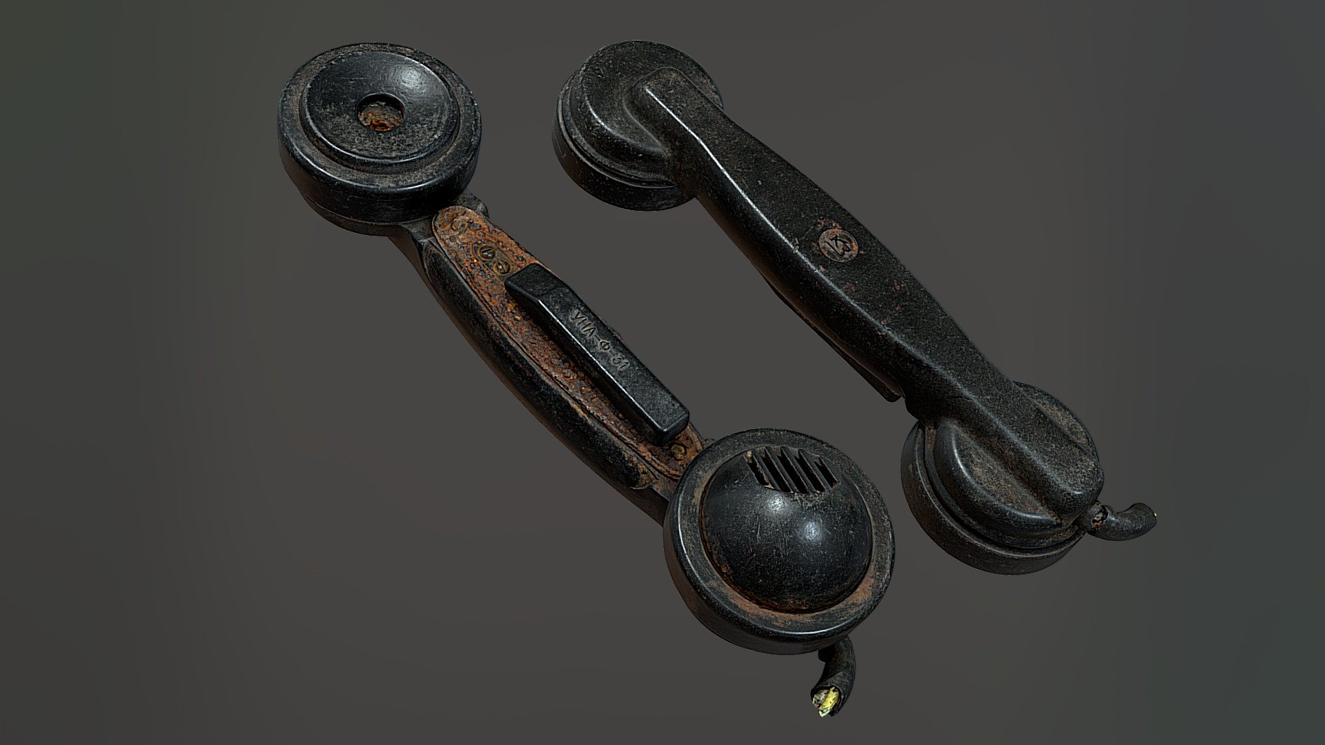 UNA-F-31 Handset 3d model