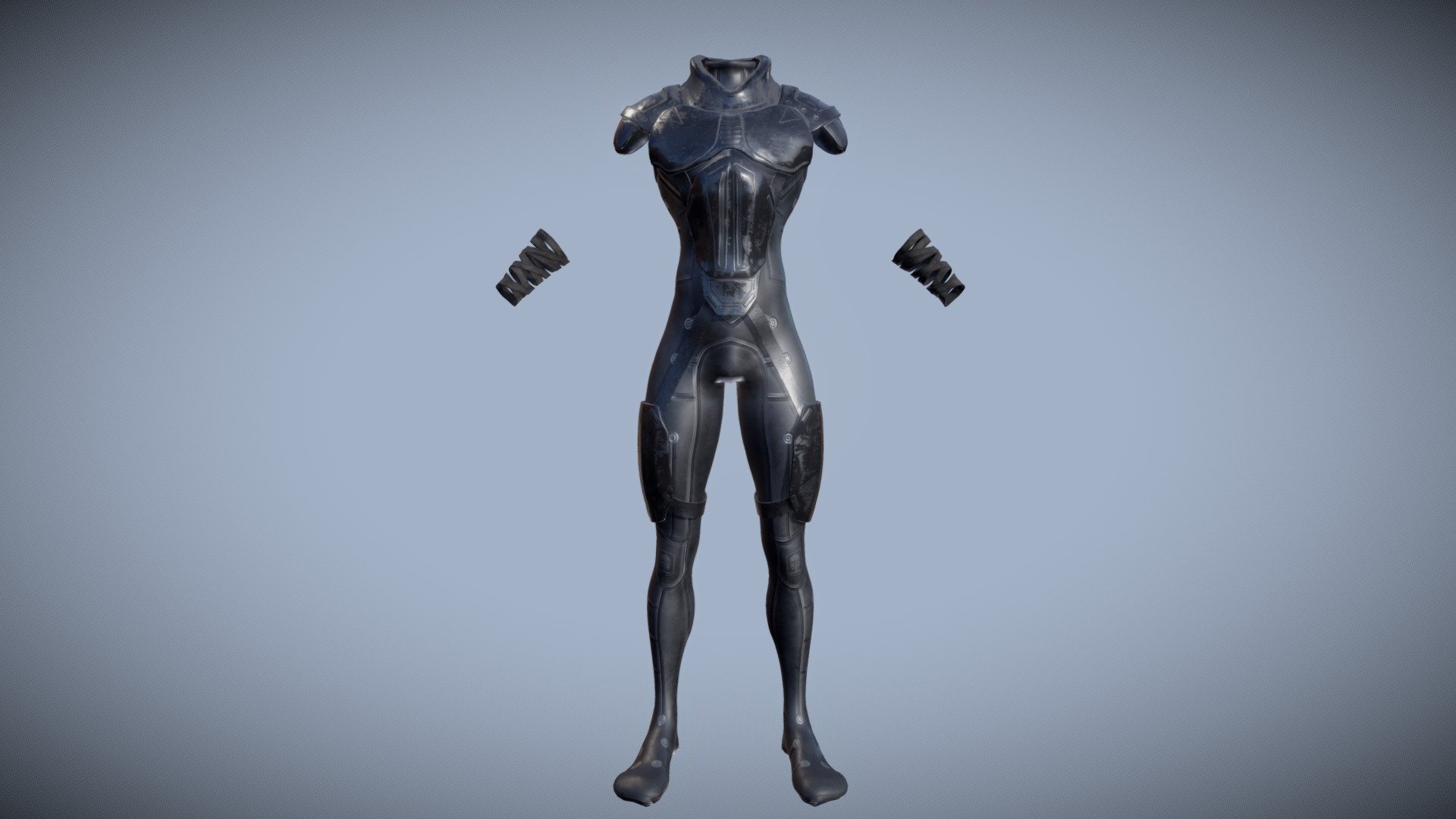 OUTFIT FOR MALE AND FEMALE ALSO FOR CREATURE 3d model