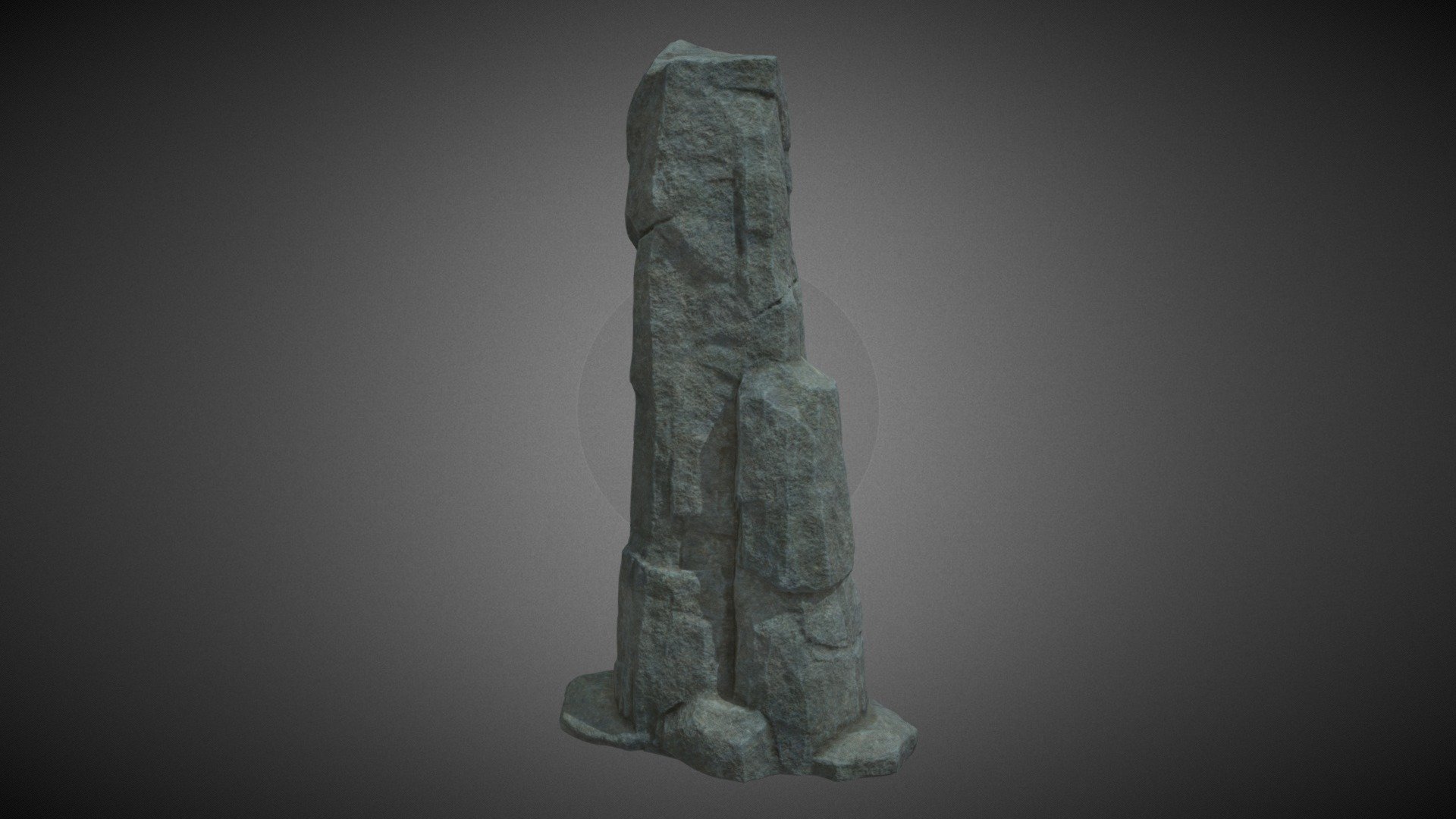 Rock stone 3d model