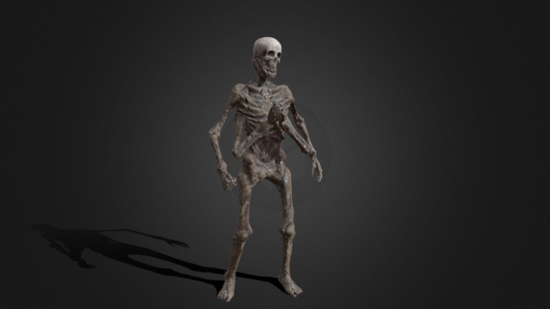 Four-armed Monster 3d model