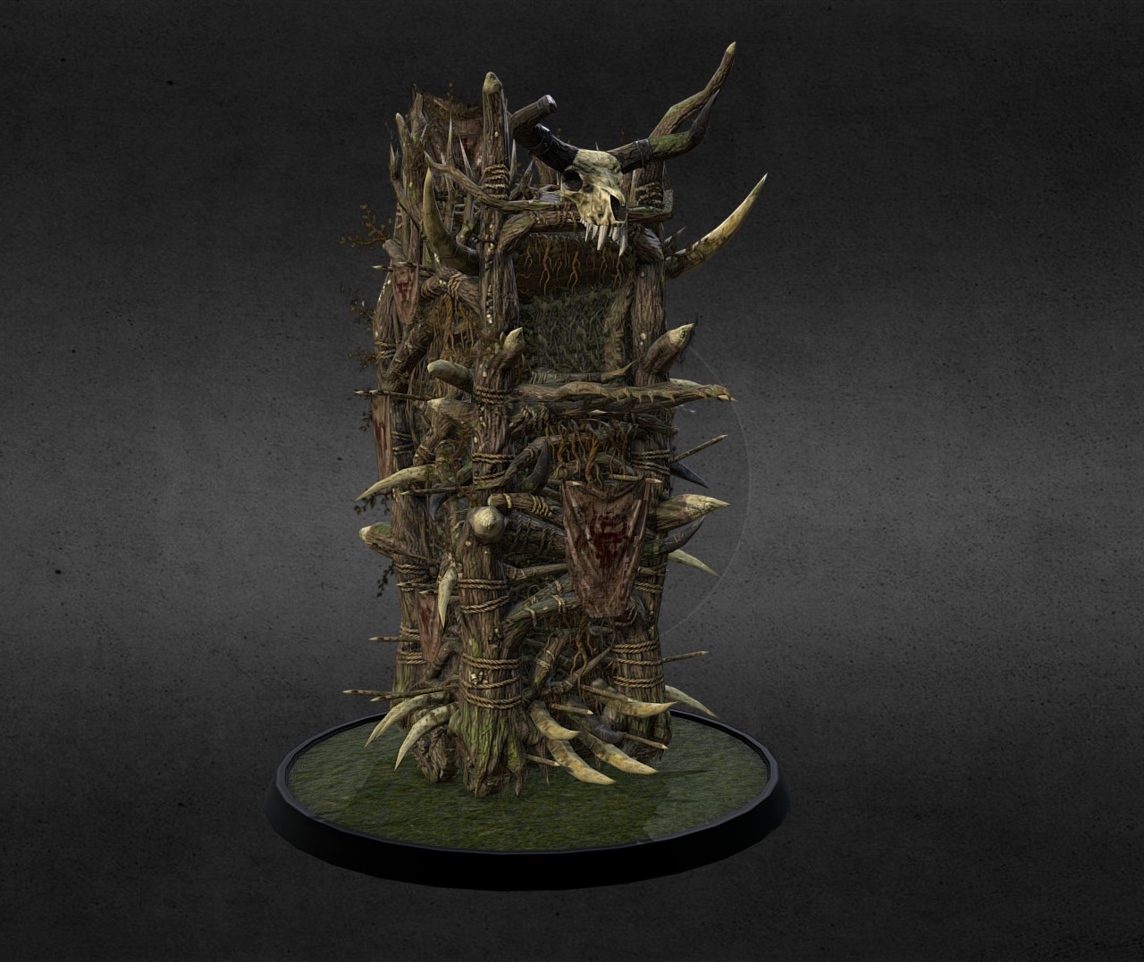 Beastmen Siege Tower 3d model