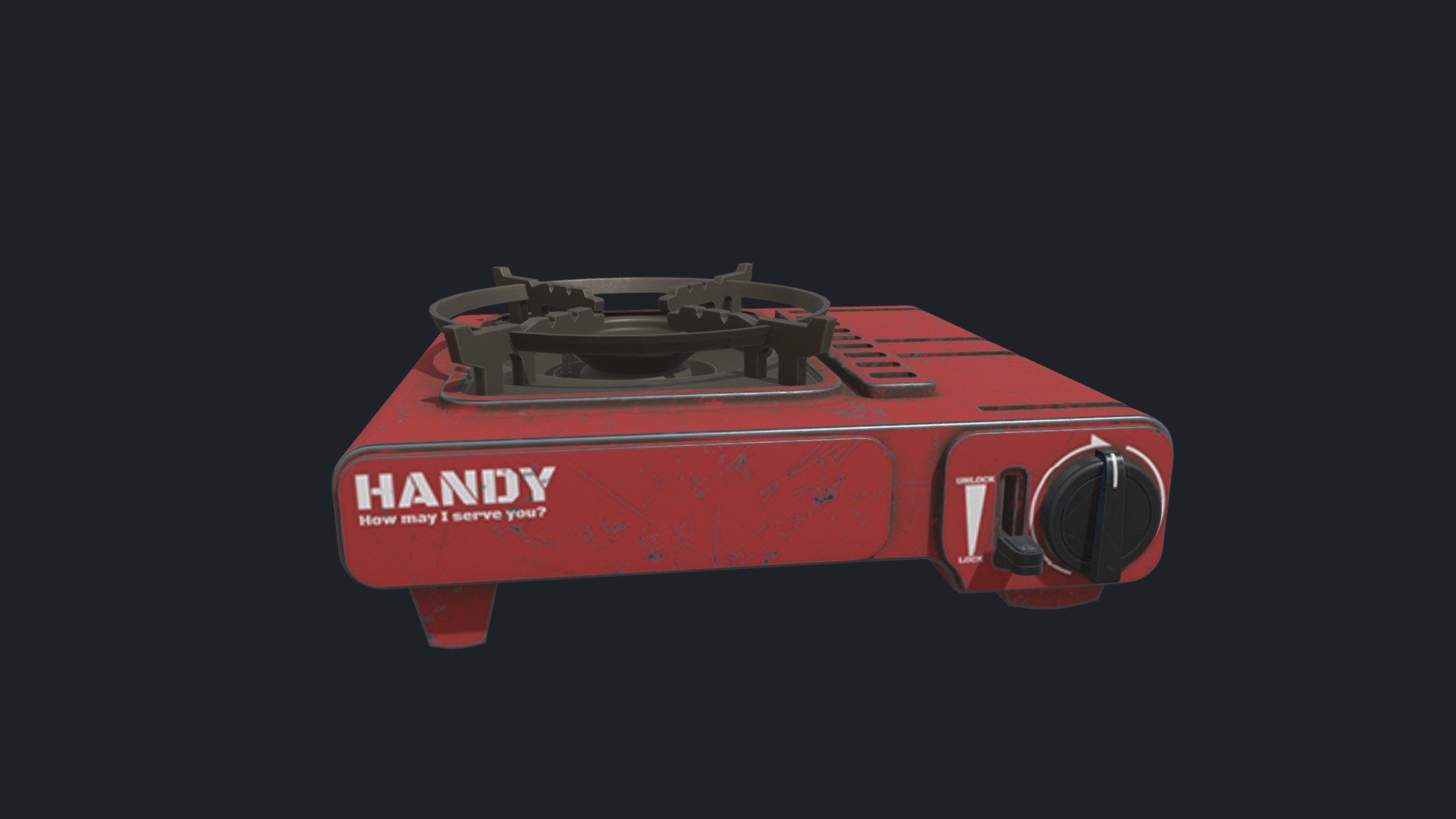 Stove 1 3d model