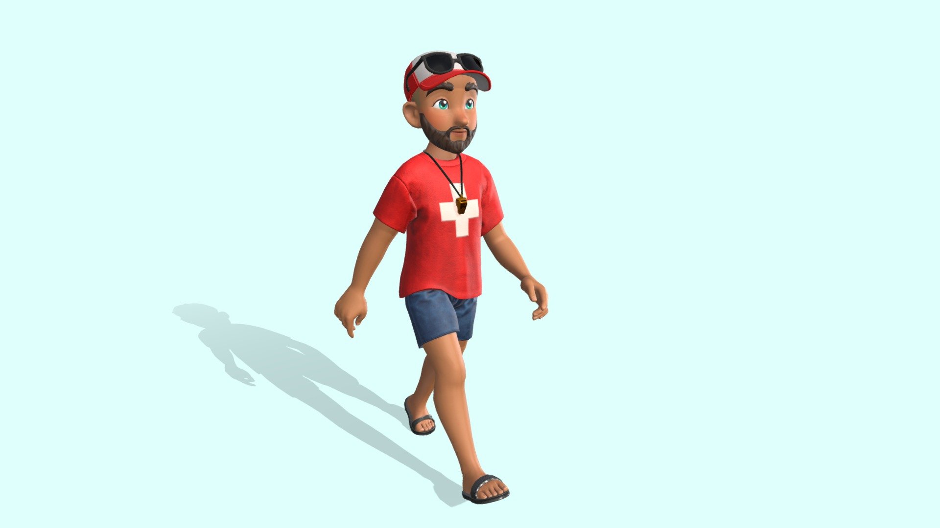 KEKOS Tropical Beach 3d model