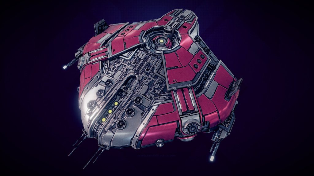 Starfall Tactics — Muramasa Vanguard dreadnought 3d model