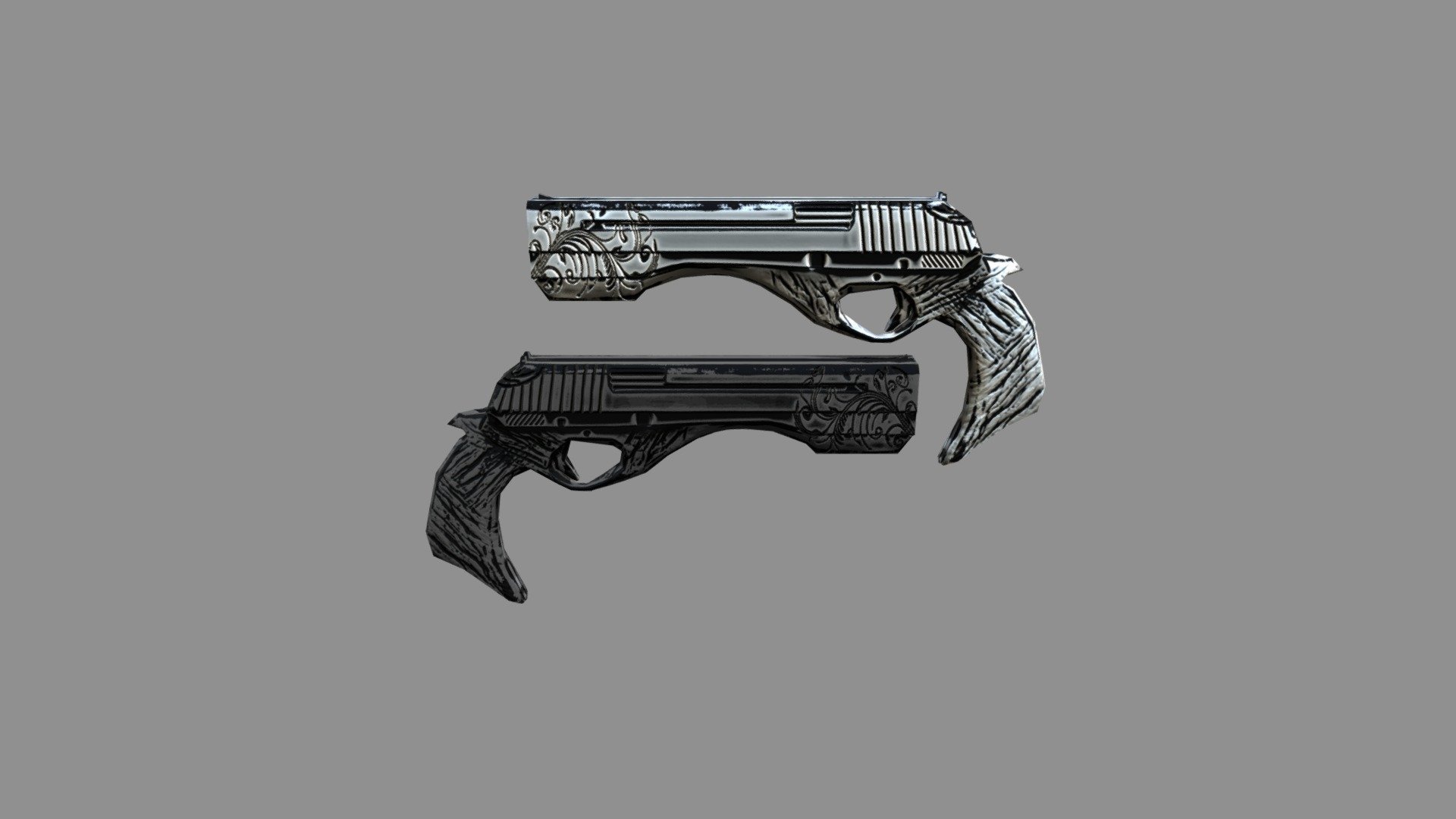 Dantes Guns 3d model