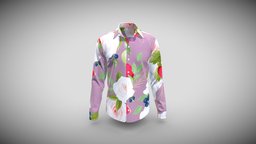 Soft Hawaii Shirt Slim Fit