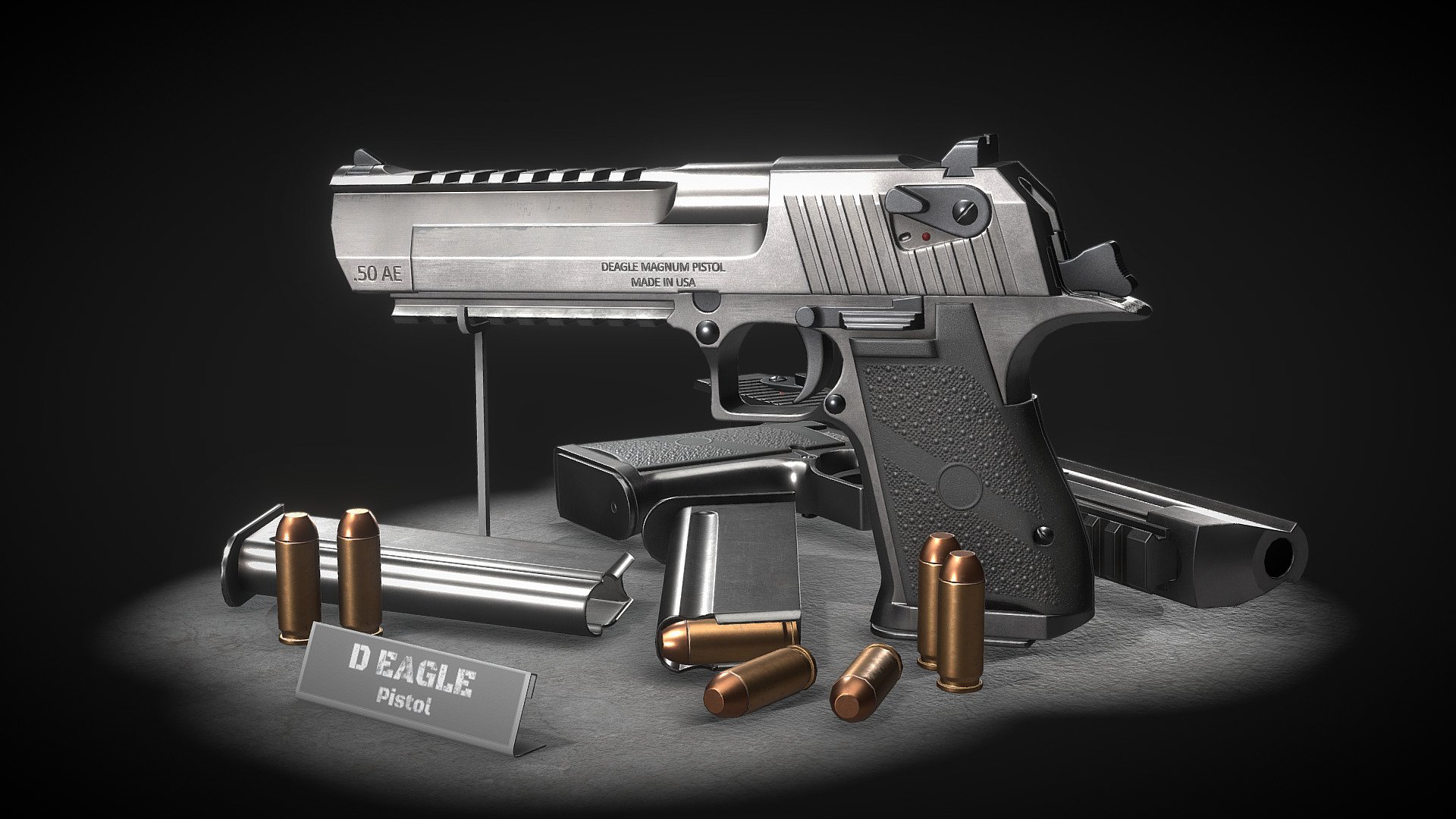 Deagle Pistol 3d model