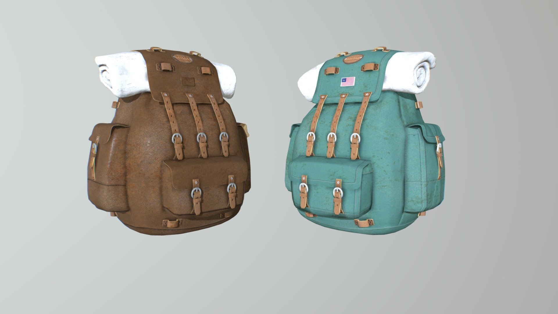 Army BackPack 3d model