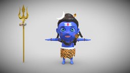 shiv 3d cute cartoon model