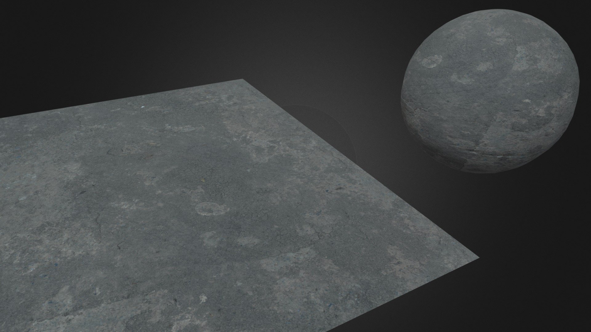 Rough Concrete Material 3d model