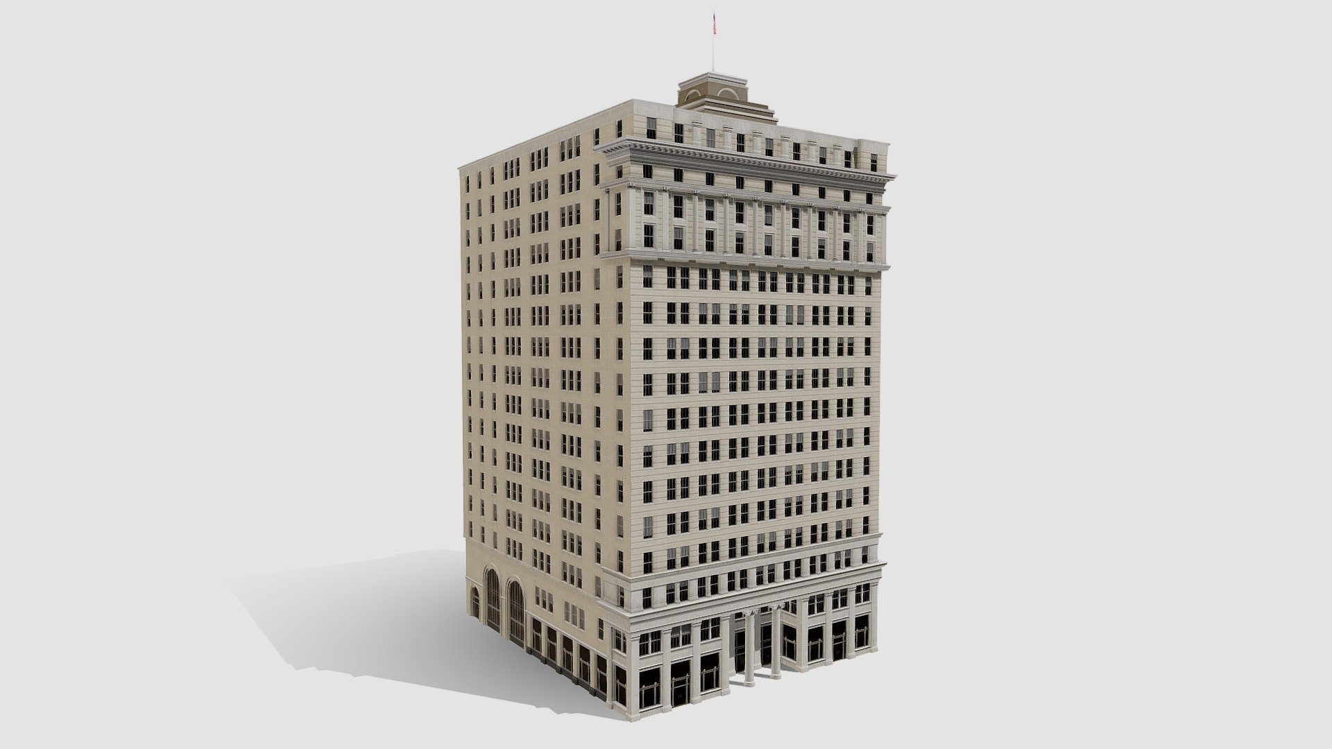 Merchants Exchange Building 3d model