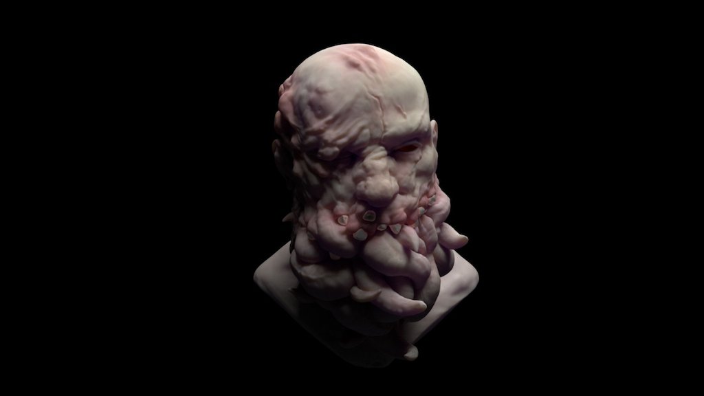 Decayed Man 3d model