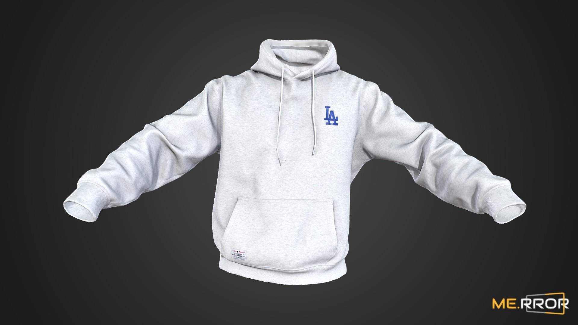 [Game-Ready] White Hoodie 3d model