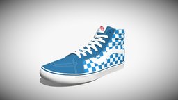 Vans Sk8- Hi Reissue Checker Blue